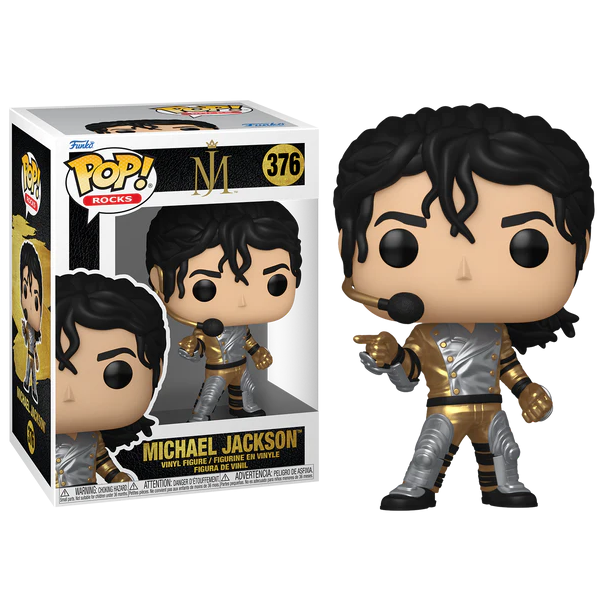 Funko Pop ! Rocks -(376) Michael Jackson (History Tour) Live Figure Vinyl Mj 9Cm