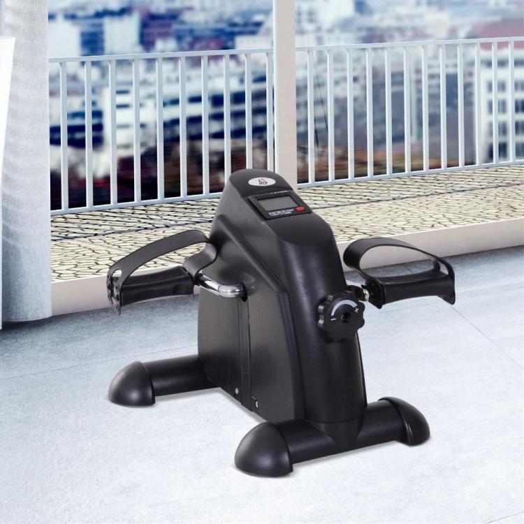 Mini Cyclette Da Casa Fitness Per Braccia E Gambe Pedaliera Regolabile Digitale