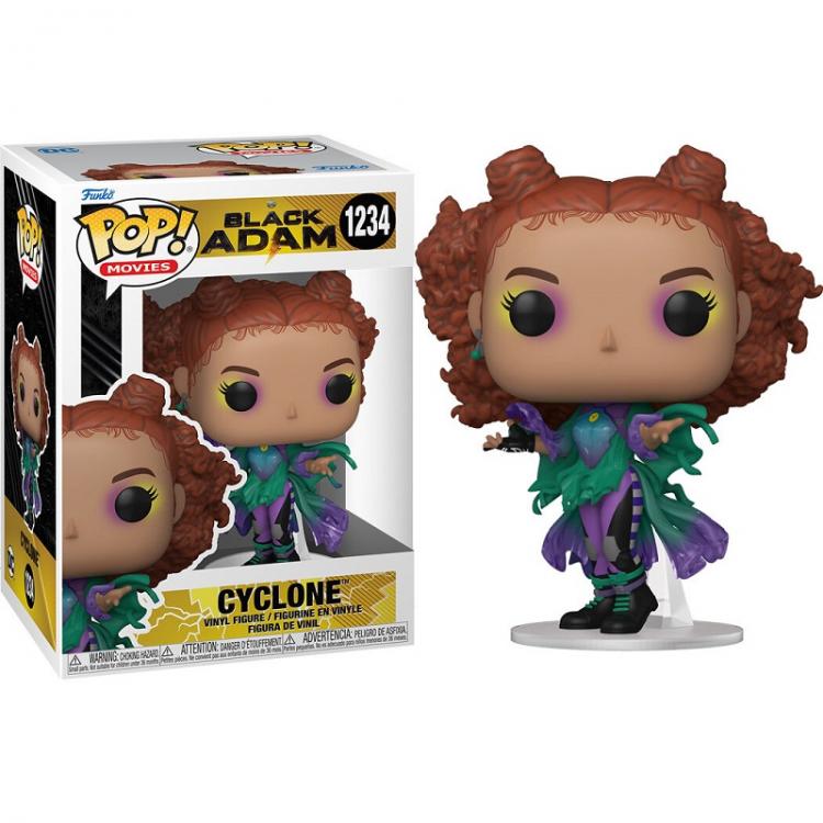 Funko Pop ! Movies Black Adam - Cyclone (1234) Girl Vinyl Figure Da Collezione