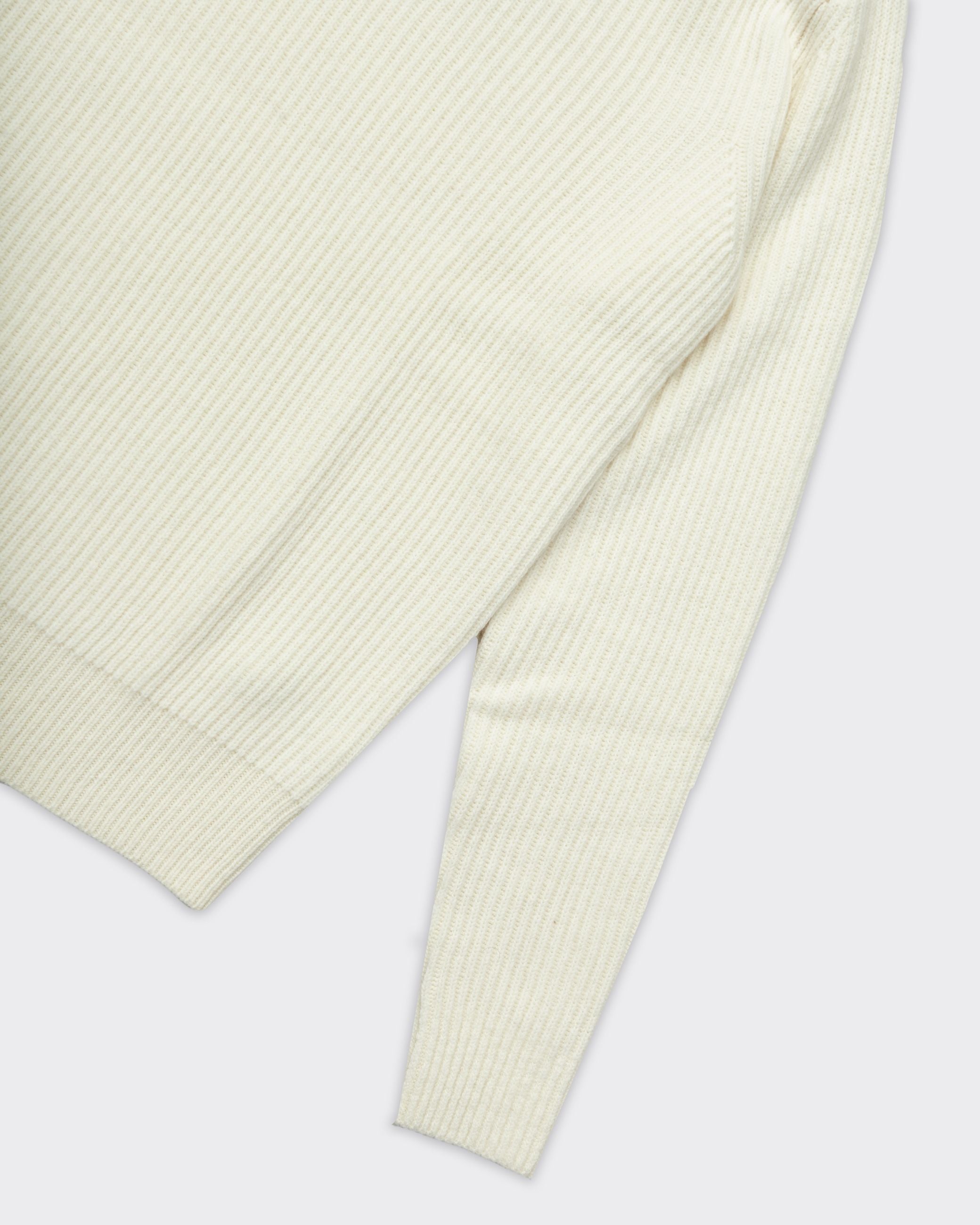 Maglione Eddie Knit Rib Rollneck Avorio