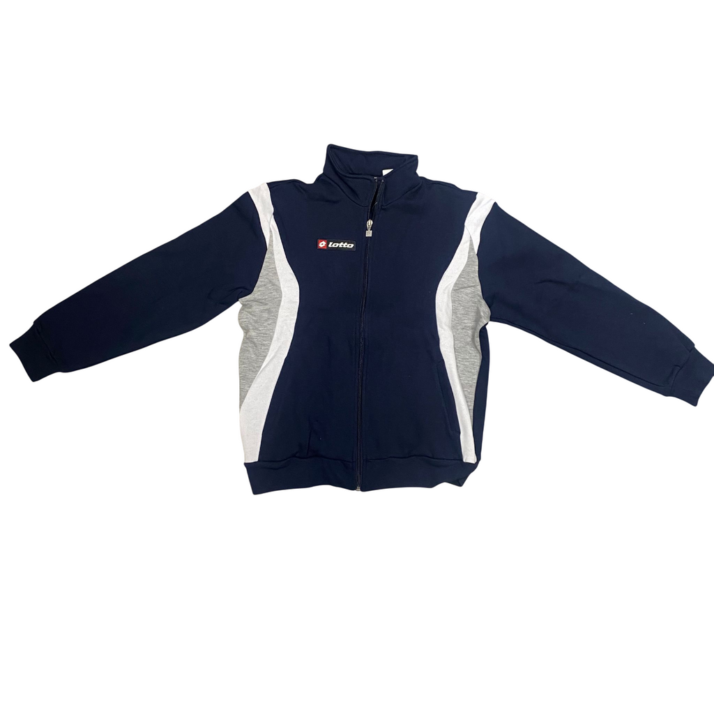 Lotto Tuta Felpata Junior StarM5246 Blu con Cerniera