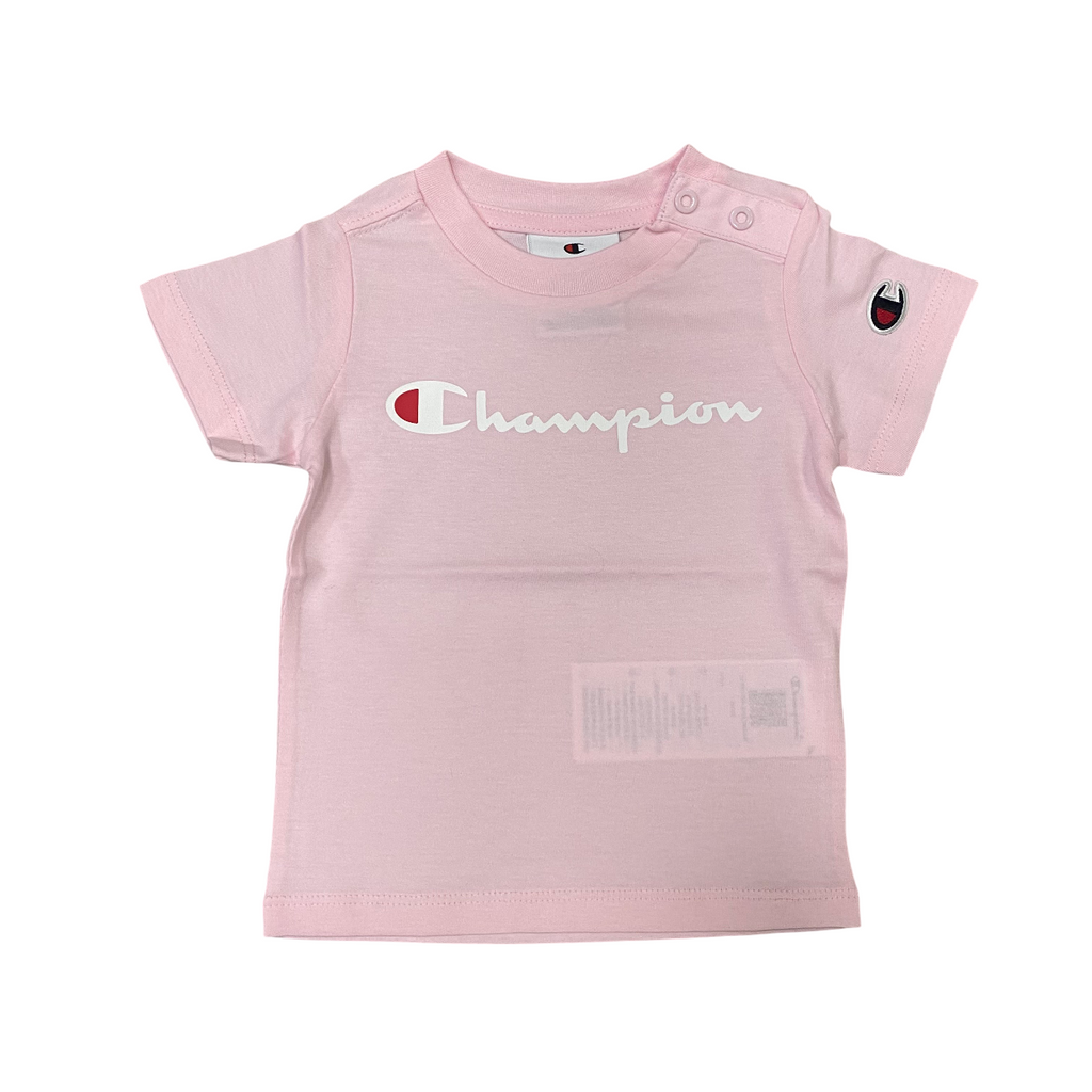 Champion 3 magliette manica corta da bambina 306900 RS069 rosso-panna-rosa