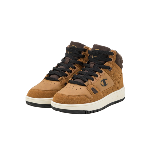 Champion Rebound Mid Winterized - Sneakers Alta Ragazzo Giallo/Nero