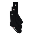 Champion Calza Sportiva Media Altezza U24558 KK001 Nero - Confezione da 3 Paia