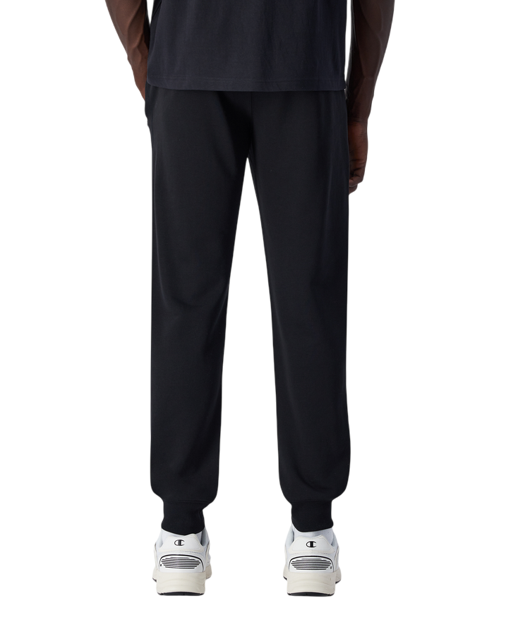 Champion pantalone sportivo da uomo con polsino alla caviglia 220804 KK001 nero