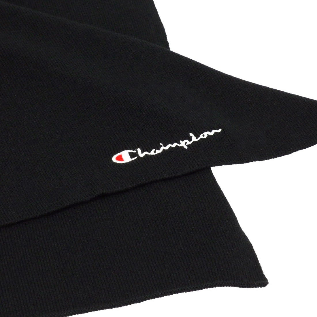 Champion sciarpa con logo ricamato 806066 KK001 nero - Accessorio elegante e caldo per outfit sportivi
