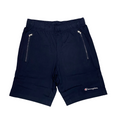 Champion pantaloncino sportivo da uomo in cotone con tasche con cerniera 219929 KK001 blu