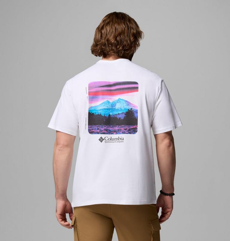 Columbia T-shirt Uomo CSC Heavyweight Grafica Bianca - 2155041100