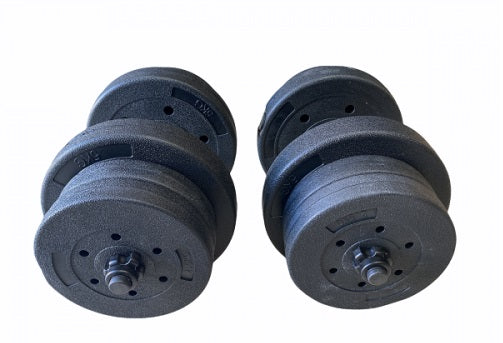 Contes Set Manubri e Bilanciere 42Kg DY-DB-42KG Cemento Rivestito