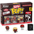 Funko Bitty Pop! Deadpool - Deadpool Sleepover/Larp/Heavy Metal 4 Pack + Mistery