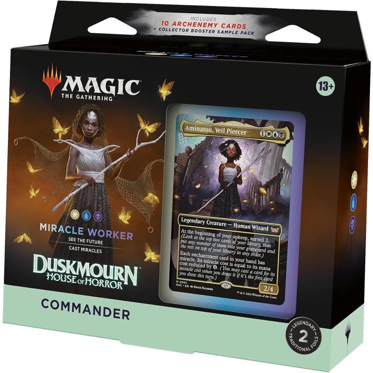 Magic The Gathering: Duskmourn House Of Horror - Com Deck (Set Completo 4Pz) Eng