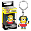Funko Pop ! Keychain Minions The Rise Of Gru (Roller Skating Stuart) Portachiavi