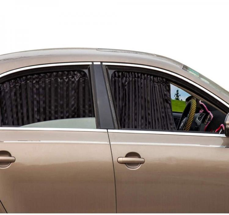 Kit 4 Tenda Tendina Parasole Raggi Uv Magnetica Auto Anteriore Posteriore Beige