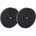 COPPIA DISCHI PESI BILANCIERE MANUBRI DISCO Ø 30mm IN ABS PALESTRA 2x 2.5KG =5KG