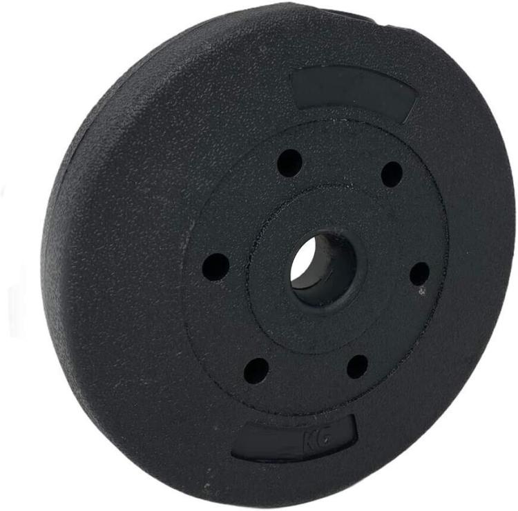 COPPIA DISCHI PESI BILANCIERE MANUBRI DISCO Ø 30mm IN ABS PALESTRA 2x 7.5KG=15KG
