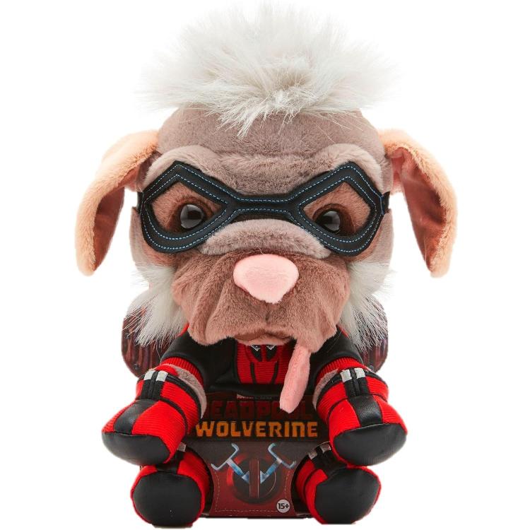 Marvel: Peluche Deadpool Wolverine (Dogpool) Plush Pupazzo Ufficiale Disney 25Cm
