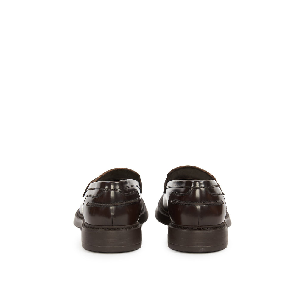 MOCASSINO MARRONE CON BENDINA