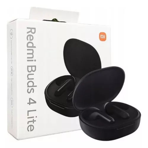 Xiaomi Auricolari Wireless (Redmi Buds 4 Lite) Cuffie Bluetooth 5.3 Ipx4 Nero