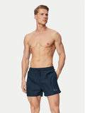 EA7 Emporio Armani Costume Boxer Uomo Blu Argento Logo - 7M001677 AF13019 MB010