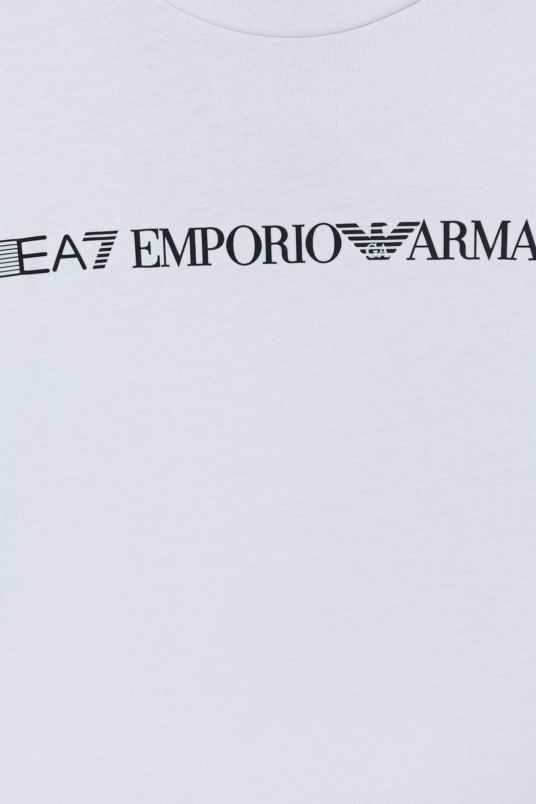 EA7 Emporio Armani T-shirt Logo Series Junior Bianca - 7B000262 AF12874 U0002