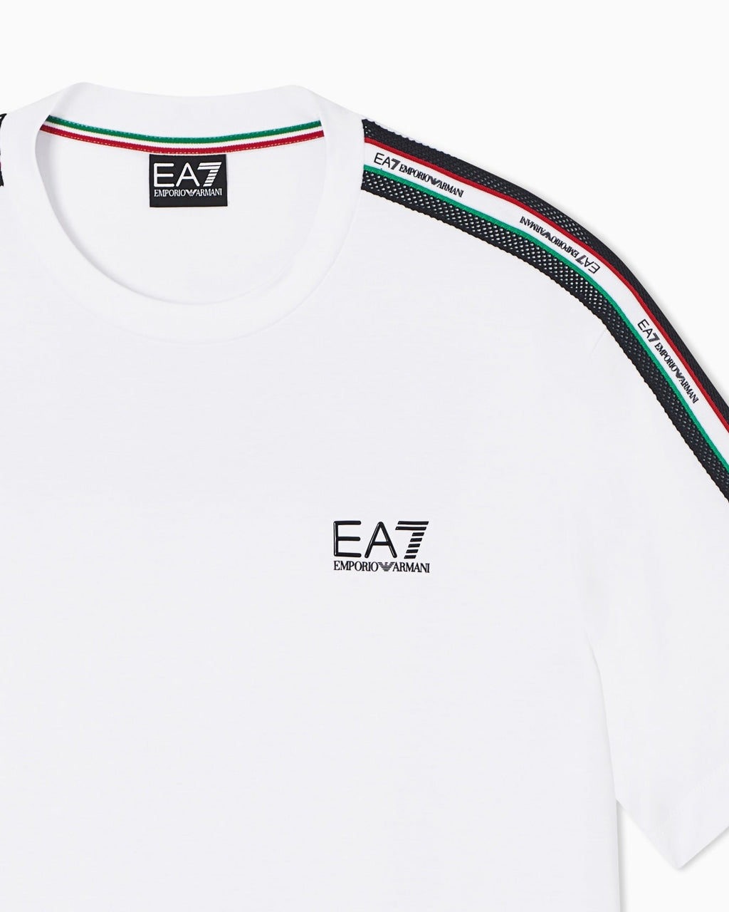 EA7 Emporio Armani T-shirt Uomo Bianca Italian Spirit 7M001861 AF12503 U0002