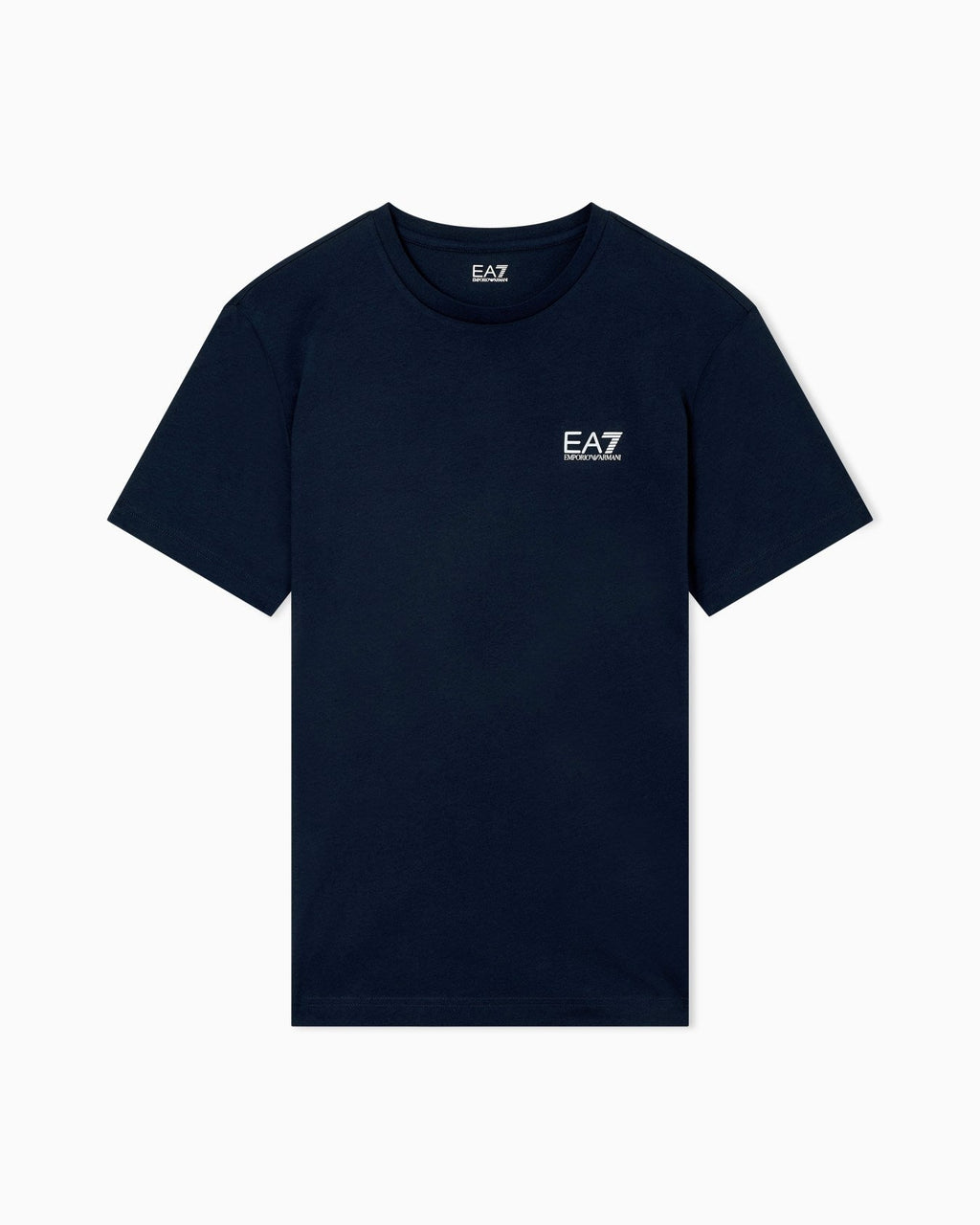 EA7 Emporio Armani T-shirt Uomo Blu Core Identity Cotone Pima 8NPT25 PJVPZ 1562