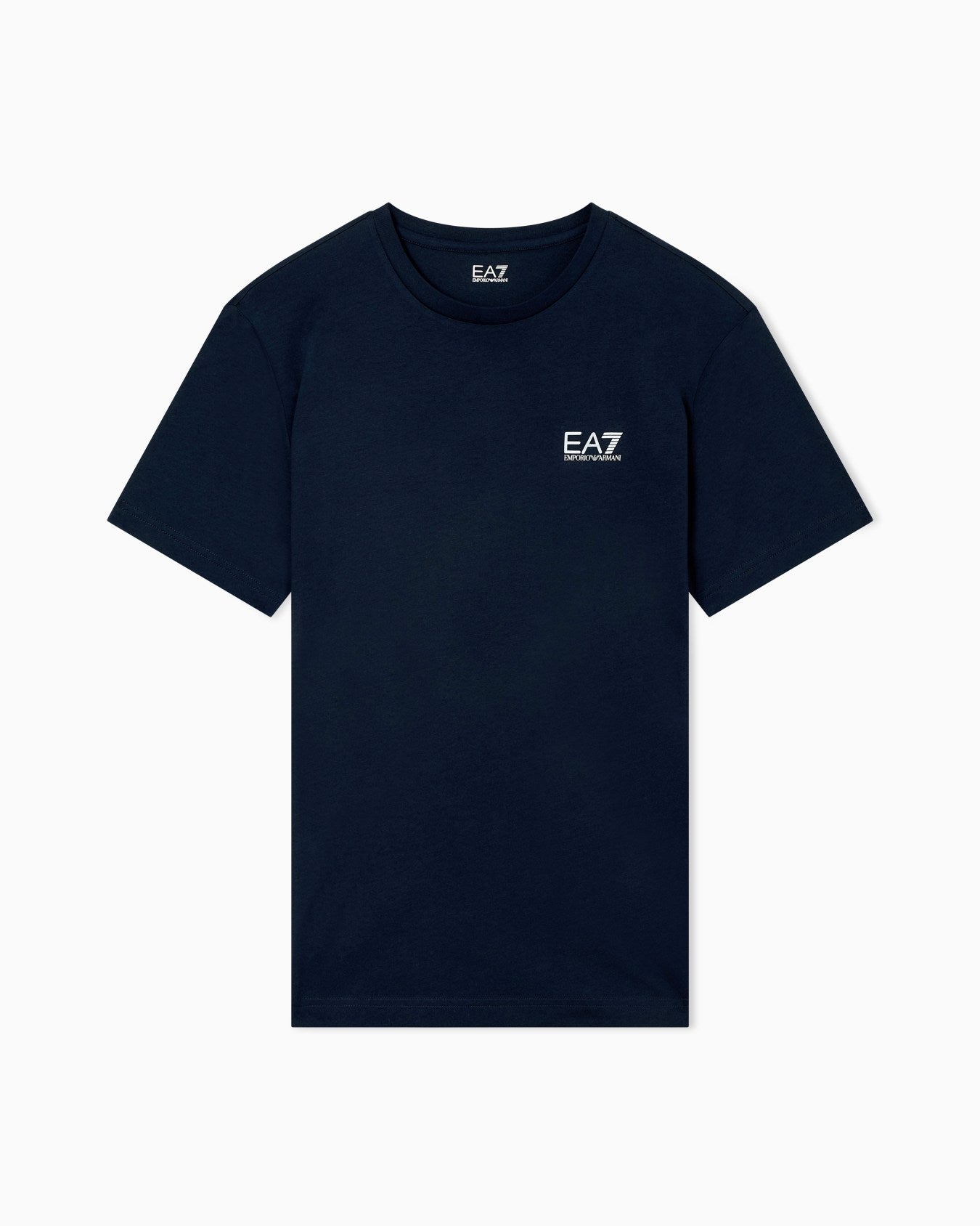 EA7 Emporio Armani T-shirt Uomo Blu Core Identity Cotone Pima 8NPT25 PJVPZ 1562