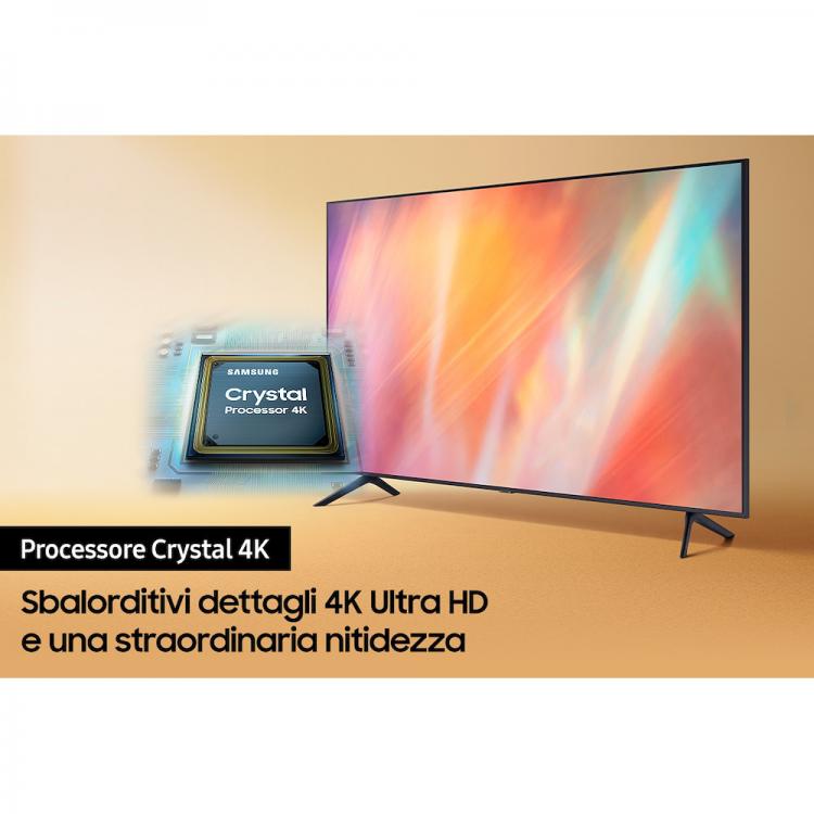 Smart Tv Samsung 55" Led Ue55Au7172 Ultra-Hd 4K Tap Vew Dazn Netflix Uhd Prime