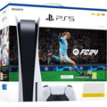 Sony Console PS5 Standard 825Gb White Bundle Playstation 5 + Ea FC24 Fifa 24