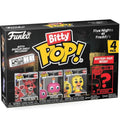 Funko Bitty Pop! Fnaf - 4 Pack Foxy The Pirates/Cupcake/Chica + Figure Mystery