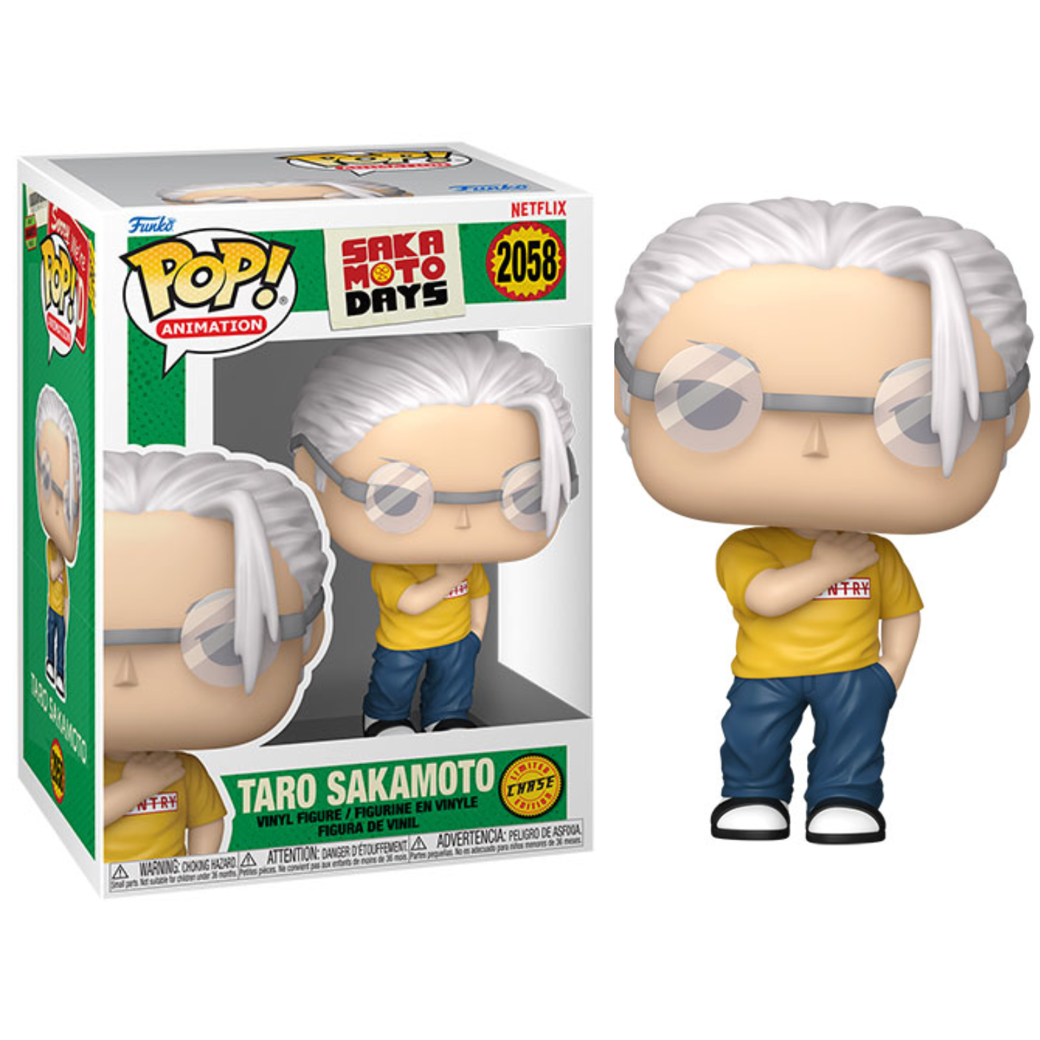 Funko Pop ! Animation - Sakamoto Days (2058) Taro Sakamoto Chase 9cm Figure