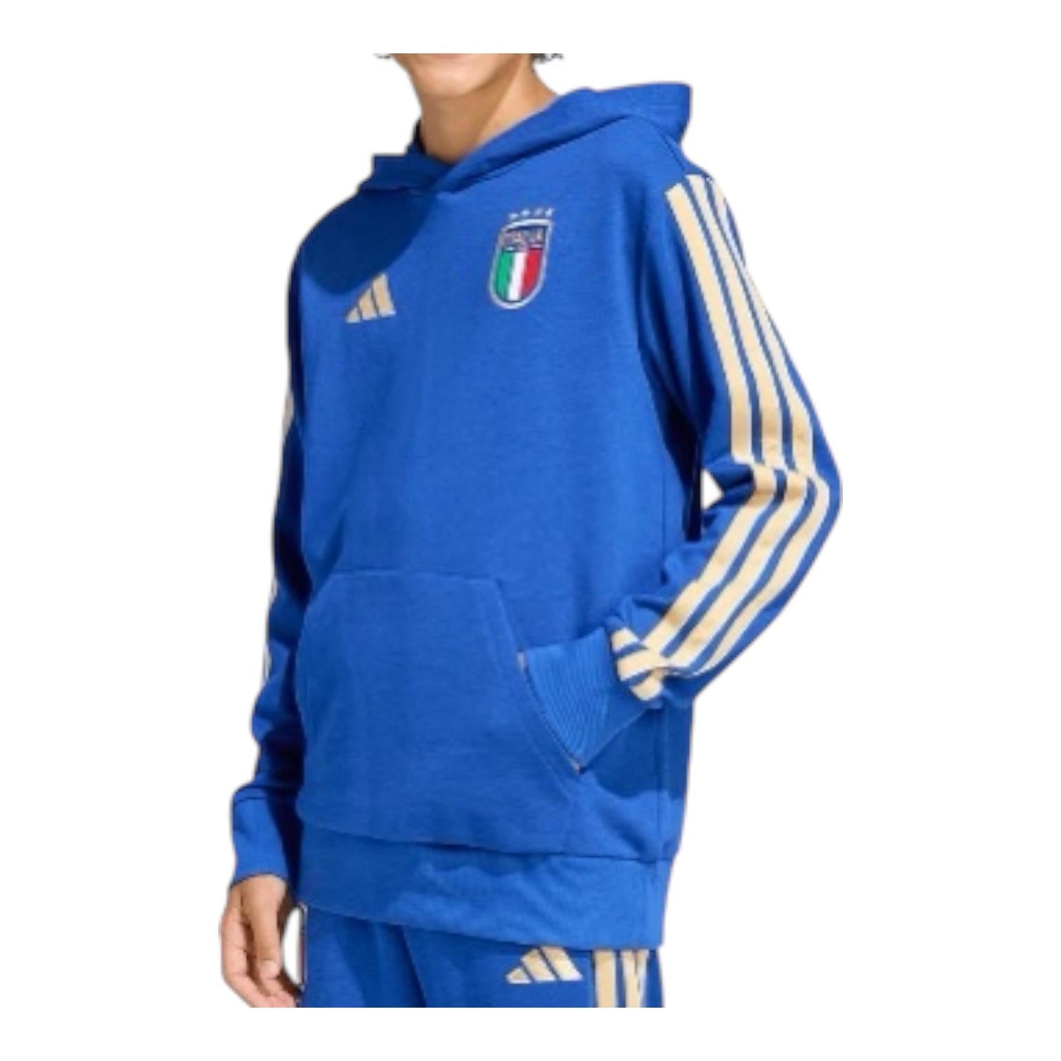 Adidas Italy DNA Hoodie JY9518 Azzurro Junior