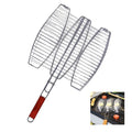 Fenner Bbq Griglia Pesce 3 Grill Barbecue Per Pesce Alla Brace 3 Posti 38X37Cm