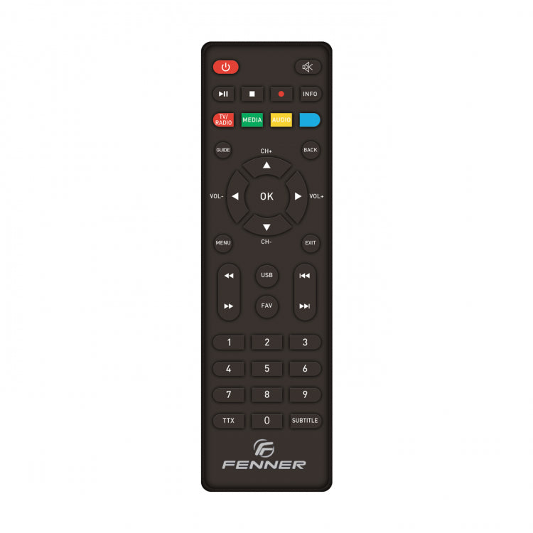 Fenner Decoder Digitale Terrestre Tv Full Hd Dvb-T2/Hevc Usb 2.0 Hdmi Led Fn-Gx2
