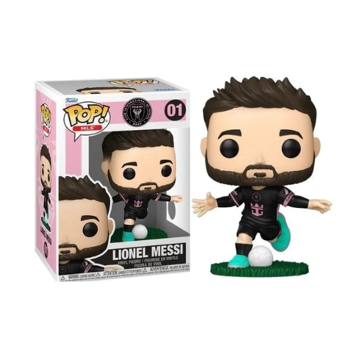 Funko Pop ! Mls - Miami (01) Lionel Messi Vinyl Figure Player 9Cm