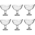 Set 6Pz Coppette Gelato In Vetro Navona 6 Pezzi Bicchieri Da 180Ml Coppa Dessert