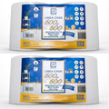 4 ROTOLONI CARTA BOBINA DOPPIA LINEA CASA RMOVE 600+600 2 VELI PURA CELLULOSA