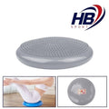 CUSCINO EQUILIBRIO GONFIABILE BALANCE PROPRIOCETTIVO DISCO YOGA PILATES | GRIGIO