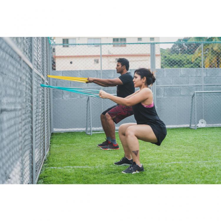 BANDA ELASTICA FASCE FORZA BANDE ELASTICHE RESISTENZA ALLENAMENTO FITNESS | 35KG