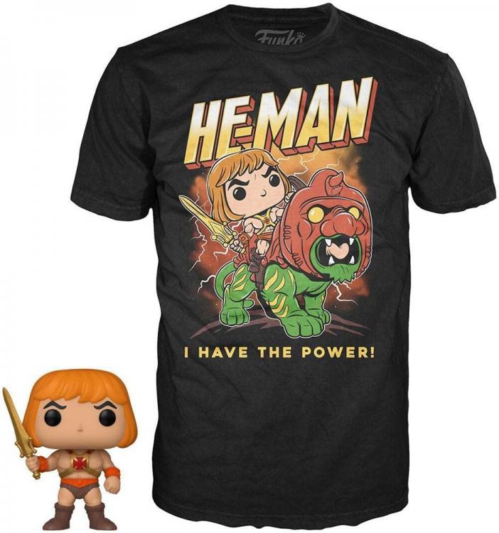 Funko Pop Tees Masters Of The Universe He-Man 991 Special Edition With T-Shirt M