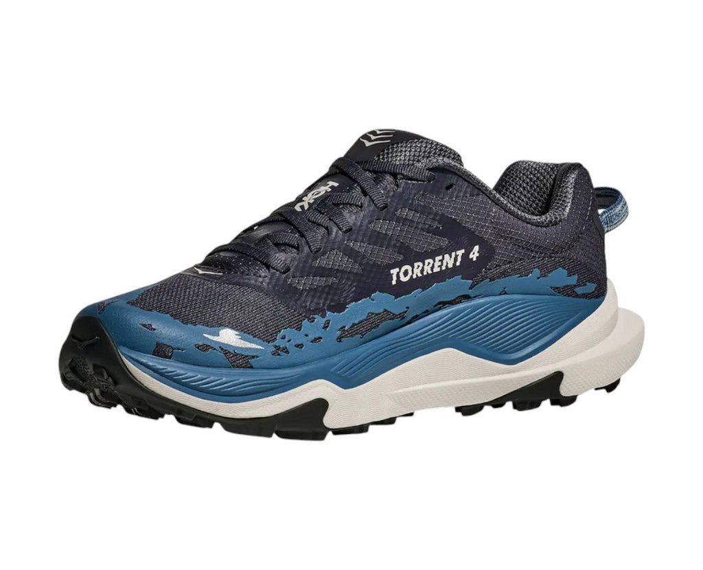 Hoka One One Torrent 4 1155115/CYF Grigio-Blu – Scarpa trail uomo, ammortizzazione, traspirabilità, leggerezza