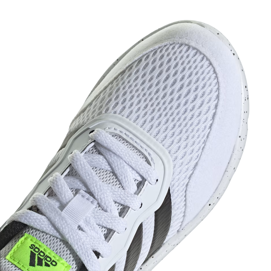 Adidas scarpa da corsa da ragazza IG2886 bianco-nero-verde