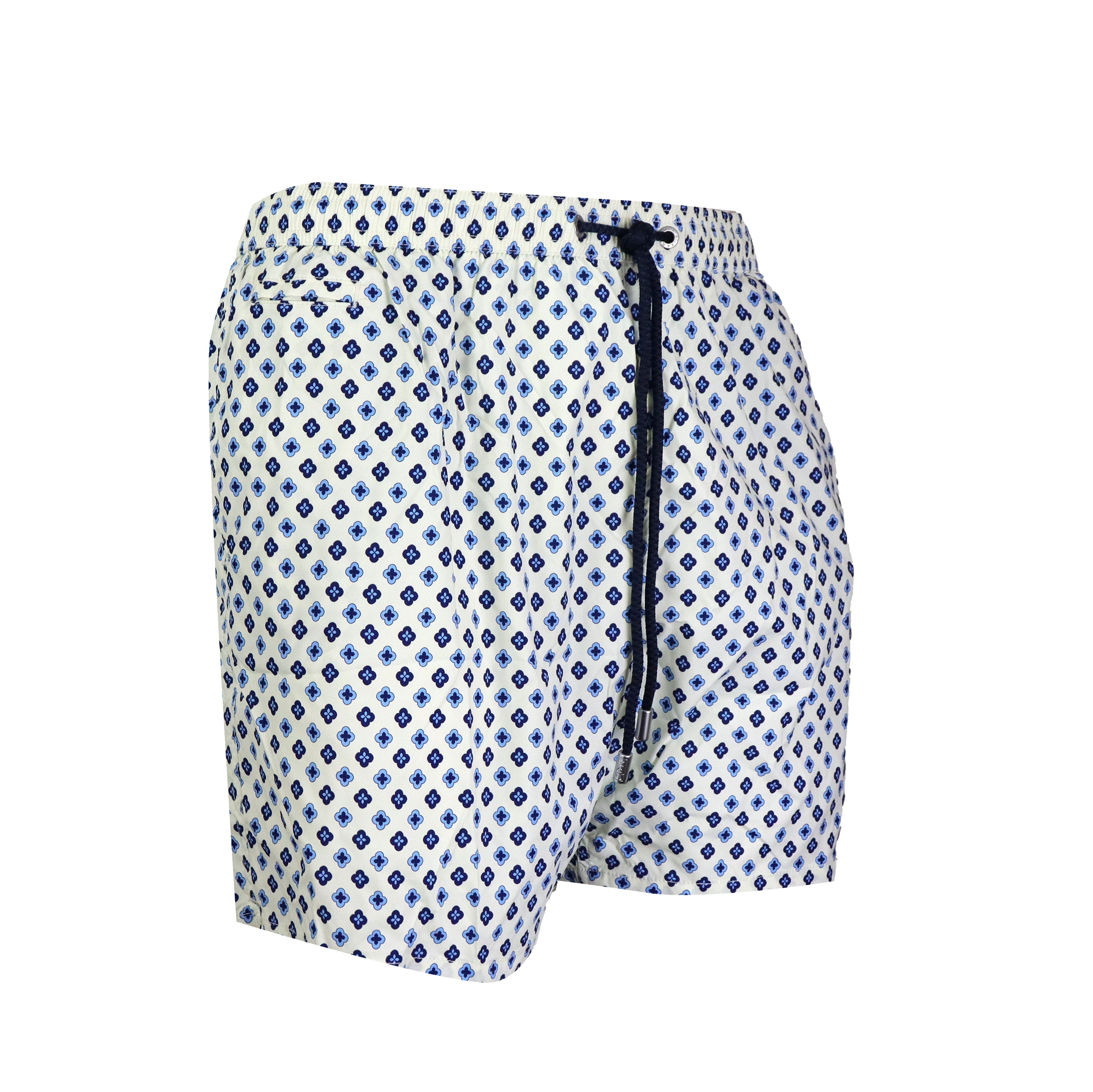 BOXER MARE BIANCO E BLU REFINEDTIE