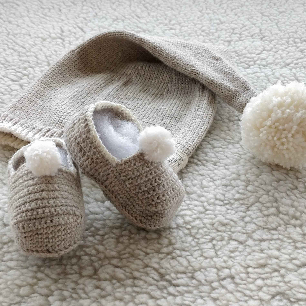 Completino nascita Foglie in cotone