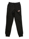 Puma pantalone in felpa da ragazza con polsino ESS+ Sweatpants FL cl G 672114 11 Black-Rose Gold