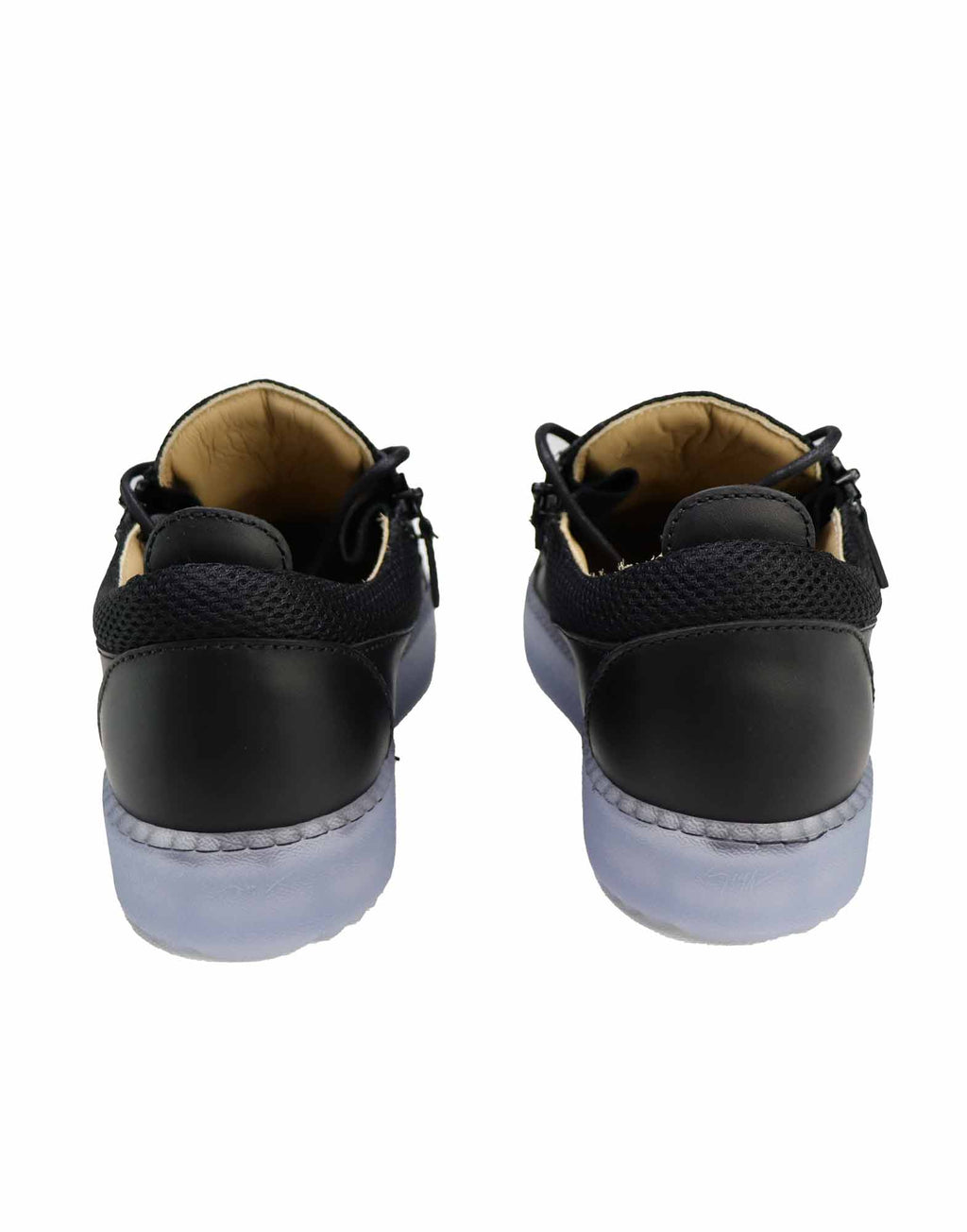 SNEAKER NERE  E TRASPARENTI