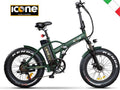 BICICLETTA ELETTRICA FAT-BIKE PIEGHEVOLE A PEDALATA ASSISTITA 20" 250W ICON.E V
