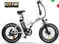 BICICLETTA ELETTRICA FAT-BIKE PIEGHEVOLE A PEDALATA ASSISTITA 20" 250W ICON.E B
