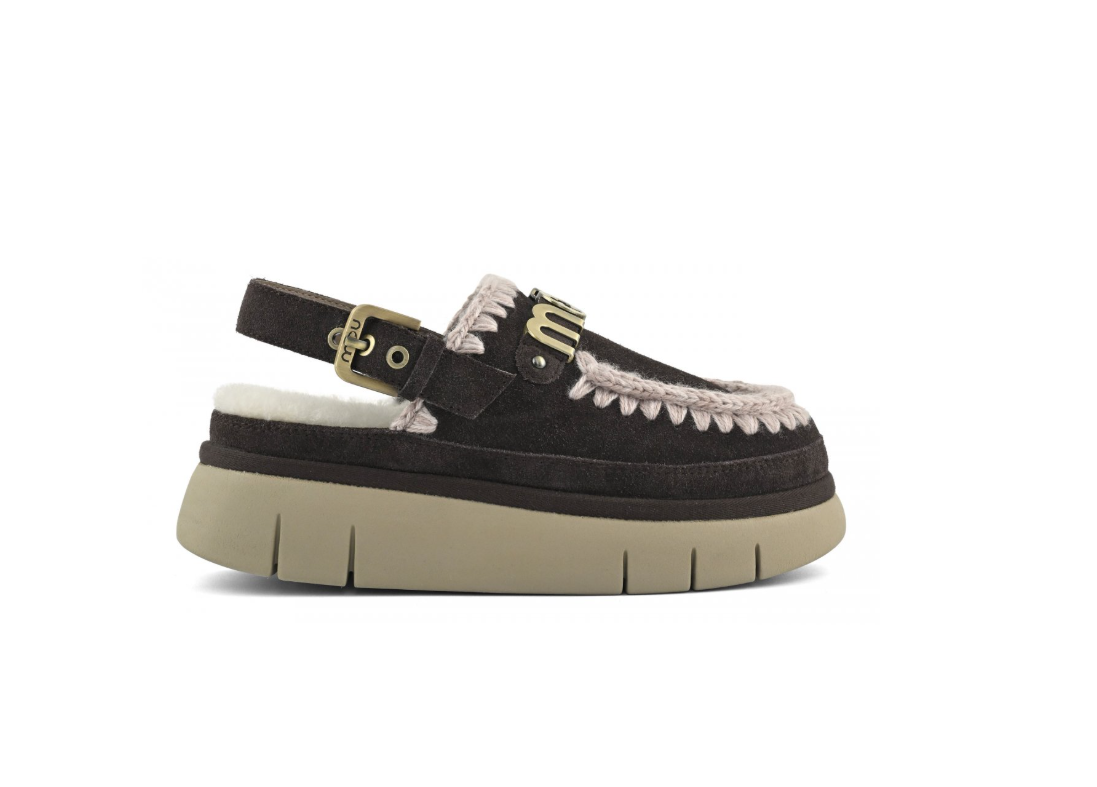 ESKIMO CLOG SLIPPER MARRONE