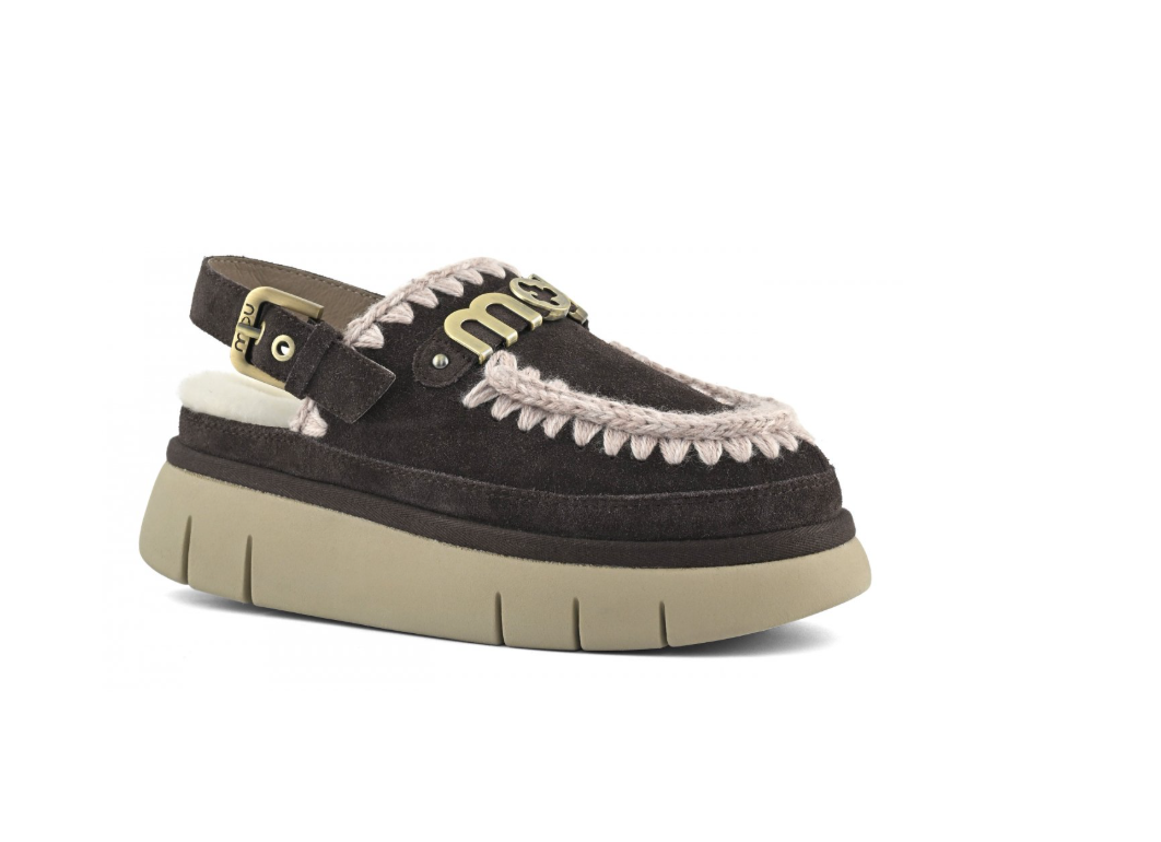 ESKIMO CLOG SLIPPER MARRONE
